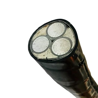 YJLHV22 25mm conductor de aleación de aluminio de 4 núcleos XLPE aisló el cable blindado de bajo voltaje con funda de PVC 1.8/3KV