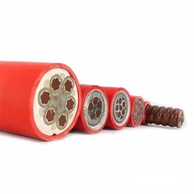 Base mineral incombustible del cable 1-5 de la baja tensión de YTTW del grado de la construcción del cable de transmisión XLPE