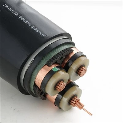 Cable de alimentación industrial retardante de llama de alto voltaje XLPE de núcleo único/multinúcleo ZR-YJV